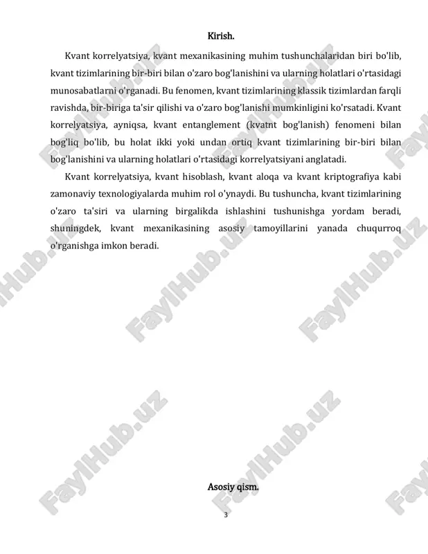 tijani bell 1964 yilda eynshteyn-podolskiy-rozen paradoksiga asoslanib , kvant chigalligi fenomeniga e'tibor qaratgan edi . bell, agar o'lchovlar chigal juftlikning ikkita ajratilgan zarralari bo'yicha mustaqil ravishda amalga oshirilsa, natijalar har bir yarmidagi yashirin o'zgaruvchilarga bog'liq degan taxmin, ikkita o'lchov natijalarining qanday bog'liqligi bo'yicha matematik cheklovni nazarda tutadi, degan xulosaga keldi. bunday cheklov keyinchalik bell tengsizligi deb nomlanadi . keyin bell kvant fizikasi bu tengsizlikni buzadigan korrelyatsiyalarni bashorat qilishini ko'rsatdi . keyingi yillarda bell teoremasi bo'yicha ko'plab o'zgarishlar ilgari surildi, ular turli taxminlar yordamida va turli xil bell (yoki "bell- tipi") tengsizliklarini olishdi. bell teoremasini sinab ko'rish uchun mo'ljallangan birinchi oddiy tajriba 1972 yilda jon klauzer va styuart fridman tomonidan o'tkazilgan. ko'proq ilg'or tajribalar, birgalikda bell testlari sifatida tanilgan , o'shandan beri ko'p marta amalga oshirildi. ko'pincha, bu eksperimentlar "bo'shliqlarni yopish", ya'ni eksperimental dizayn yoki o'rnatish muammolarini yaxshilashga qaratilgan bo'lib, ular printsipial jihatdan oldingi bell testlari natijalarining haqiqiyligiga ta'sir qilishi mumkin. …