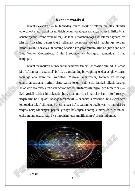 insa, kvant holati to`lqin funksiyasi qulashi tufayli o`zgaradi. bu kvant kalitlarini taqsimlashda ishlatilishi mumkin. kvant kriptografiyasi tarixi haqida: 1970 - yillarning boshida nyu - yorkdagi kolumbiya universitetida stiven visner kvant konjugat kodlash tushunchasini kiritdi. uning “konjugat kodlash” nomli ilmiy maqolasi ieee axborot nazariyasi jamiyati tomonidan rad etilgan, ammo oxir oqibat 1983 - yilda sigact news jurnalida nashr etilgan. ushbu maqolada ular ikkita "konjugat kuzatiladigan"da kodlash orqali ikkita xabarni qanday saqlash yoki uzatishni 6 ko'rsatdi, masalan, fotonlarning chiziqli va aylana qutblanishi, shuning uchun ikkala xususiyat ham qabul qilinishi va dekodlanishi mumkin. kvant kriptografiyasi - bu kvant mexanikasi qonunlaridan foydalanib, informatsiyani xavfsiz uzatish va himoya qilish usullarini o'rganadigan soha. an'anaviy kriptografiya matematik belgilar va algoritmlarga asoslangan bo'lsa, kvant kriptografiyasi kvant zarralarining fizik xususiyatlaridan foydalanadi. bu texnologiya, ayniqsa, qudratli kompyuterlar bilan bozulishi mumkin bo'lgan an'anaviy kriptografiya usullarining xavfsizligini oshirish uchun muhimdir. kvant kriptografiyasining asosiy elementi - kvant kalit taqsimoti (qkd, quantum key distribution). …