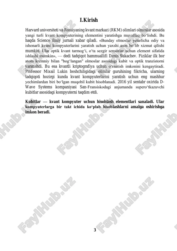 olarni avvalroq topish, ularni tuzatishga sarflangan vaqtni qisqartirish va ishlarning muammosiz ishlashini ta'minlash orqali ishlarni tezlashtiradi. bu oxir-oqibat real vaqt rejimida xatolarni tuzatishga olib kelishi mumkin, bu esa kvant kompyuterlarini kundalik foydalanish uchun amaliy bo'lishga yaqinlashtiradi.yana bir muhim afzallik shundaki, u juda ko'p jismoniy kubitlarga bo'lgan ehtiyojni kamaytirishi mumkin. kvant tizimlari xatolarni tuzatish va barqaror turish uchun juda ko'p kubitlarga muhtoj. ammo alphaqubitning aniqroq 5 bashoratlari bilan kamroq jismoniy kubitlar kerak bo'lishi mumkin. bu talab qilinadigan apparat va yirik kvant tizimlarini qurish xarajatlarini qisqartiradi va bu ularni uzoq muddatda yanada barqaror qiladi. alphaqubit shuningdek, kvant tizimlarining ishlash muddatini uzaytirishi mumkin. xatolarni erta aniqlash orqali u katta muammolarni hisoblashni buzishining oldini oladi. bu, ayniqsa, xatolar ishonchsiz natijalar yoki muvaffaqiyatsizliklarga olib kelishi mumkin bo'lgan dori vositalarini topish yoki kriptografiya kabi sohalar uchun juda muhimdir. alphaqubit kvant kompyuterlari yanada izchil va aniq natijalarni taqdim etishini ta'minlab, ushbu muammolardan qochishga yordam beradi. nihoyat, alphaqubit …
