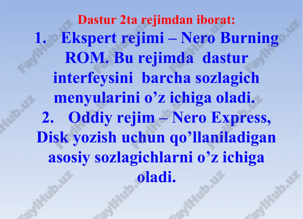 «nero dasturi va uning imkoniyatlari» - Page 3