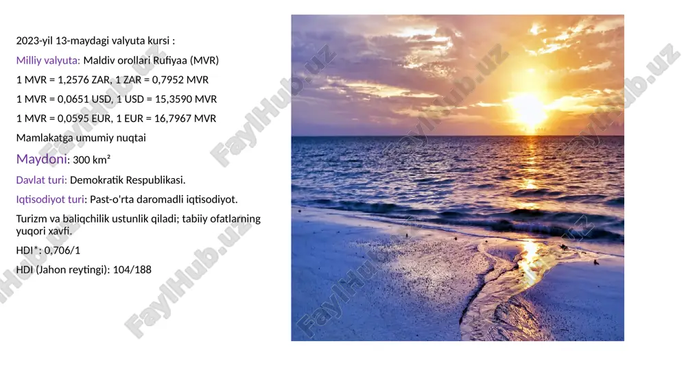 anu magu maafannu, erkak telefon: 00960 3322001 faks: 00960 3322633 email:customsmail@customs.gov.mv bojxona xizmati key words key words xalqaro konventsiyalar jahon savdo tashkiloti (jst) a'zosi xalqaro iqtisodiy hamkorlik janubiy osiyo mintaqaviy korporatsiyasi (saarc) a'zosi 2.tarif bo'lmagan to'siqlar ba'zi tovarlar taqiqlangan yoki cheklovlarga duchor bo'ladi. qo'shimcha ma'lumot olish uchun shu yerni bosing . o'zining geografiyasi tufayli logistika tarifsiz savdo to'sig'ini ifodalaydi. maldiv orollarining xalqaro konventsiyasi va bojxona tartiblari key words bojxona tasnifi tovarlar odatda uyg'unlashtirilgan tizim (hs) kodlari deb ataladigan uyg'unlashtirilgan tovar tavsifi va kodlash tizimi nomenklaturasi bo'yicha toifalarga bo'linadi . import uchun bojxona to'lovlari va soliqlar jahon bankining so'nggi ma'lumotlariga ko'ra, o'rtacha og'irlikdagi tarif 11,6% ni tashkil qiladi. import protseduralari maldiv orollari soliq tushumlarining asosiy manbai sifatida import bojlaridan foydalanadi. advalor bojlari importning cif qiymatidan undiriladi (0 dan 100% gacha). cho'chqa go'shti va uning go'shti kabi ba'zi tovarlarni import qilish taqiqlanadi. to'g'ridan-to'g'ri rasmiylashtiruv import qiluvchi yoki uning vakili tomonidan amalga oshirilishi …