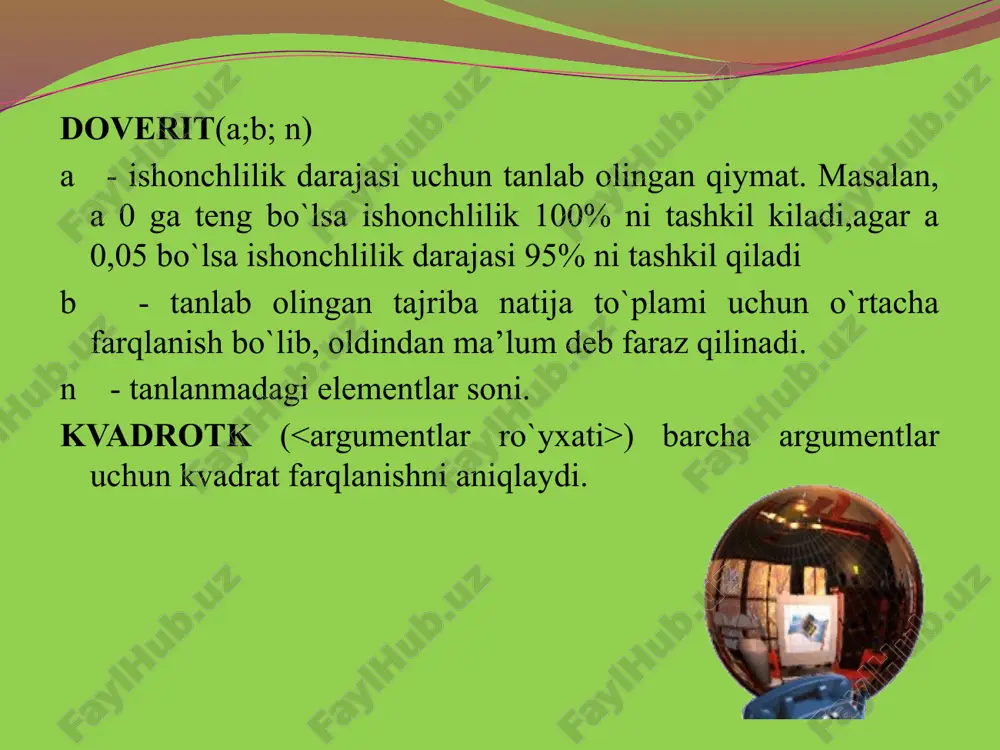 statistik funksiyalar - Page 3