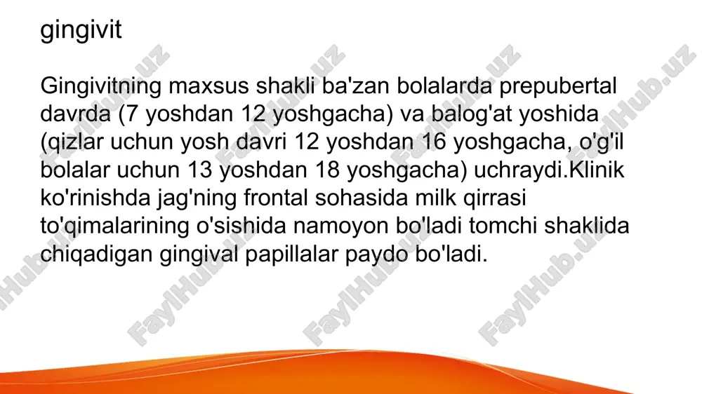 yuvenil gingivit kechishi va uni davolash - Page 3