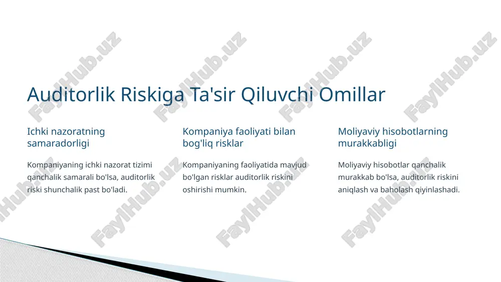 audit riskini aniqlash modeli - Page 3