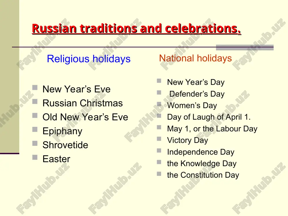 russian festivals and traditions. - Page 3