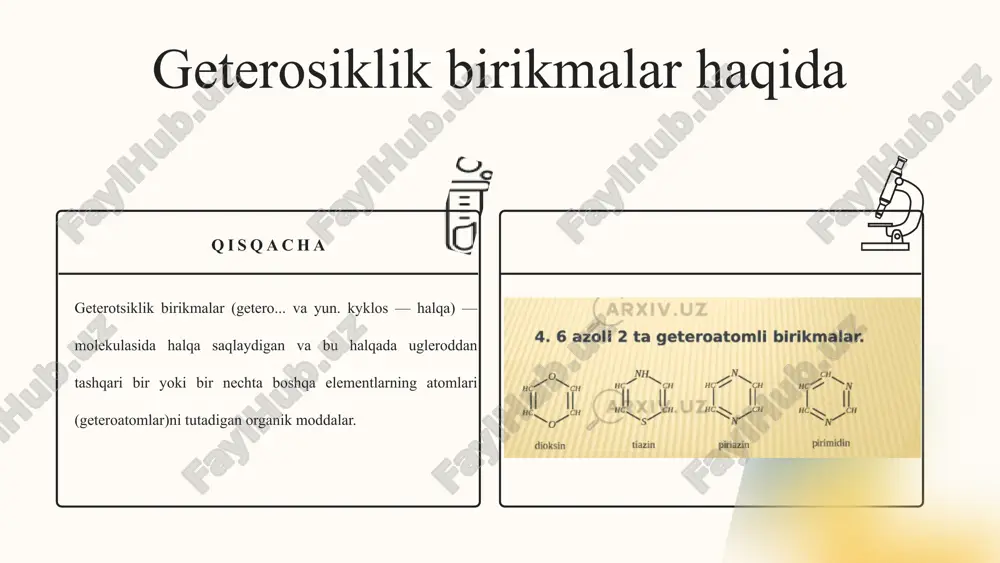 geterosiklik birikmalarning termodinamik barqarorligi va ularning ishlatilish sohalari - Page 3