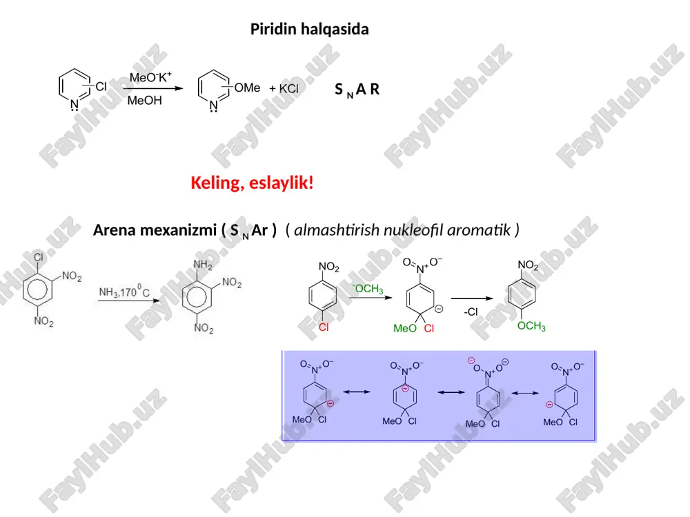 piridin hosilalarining sintezi -2 h2o nh3 1,5-dikarbonilnoe soedinenie o o h oh o h h2n n hho oh h n shestichlenniy geterotsikl metilpiridinlarning asosiy manbai ko'mir smolasidir. n 1 2 3 4 5 6 n 2-pikolin n 3-pikolin n 4-pikolin n ch3 kmno4 n cooh piridinkarbonovaya kislota n o h akrolein nh3 3-pikolin slide 1 slide 2 slide 3 slide 4 slide 5 slide 6 slide 7 slide 8 slide 9 geterosiklik sistemalar sintezi paal-knorr usuli besh a'zoli g slide 11 geterosiklik sistemalar sintezi piridin hosilalarining sintezi