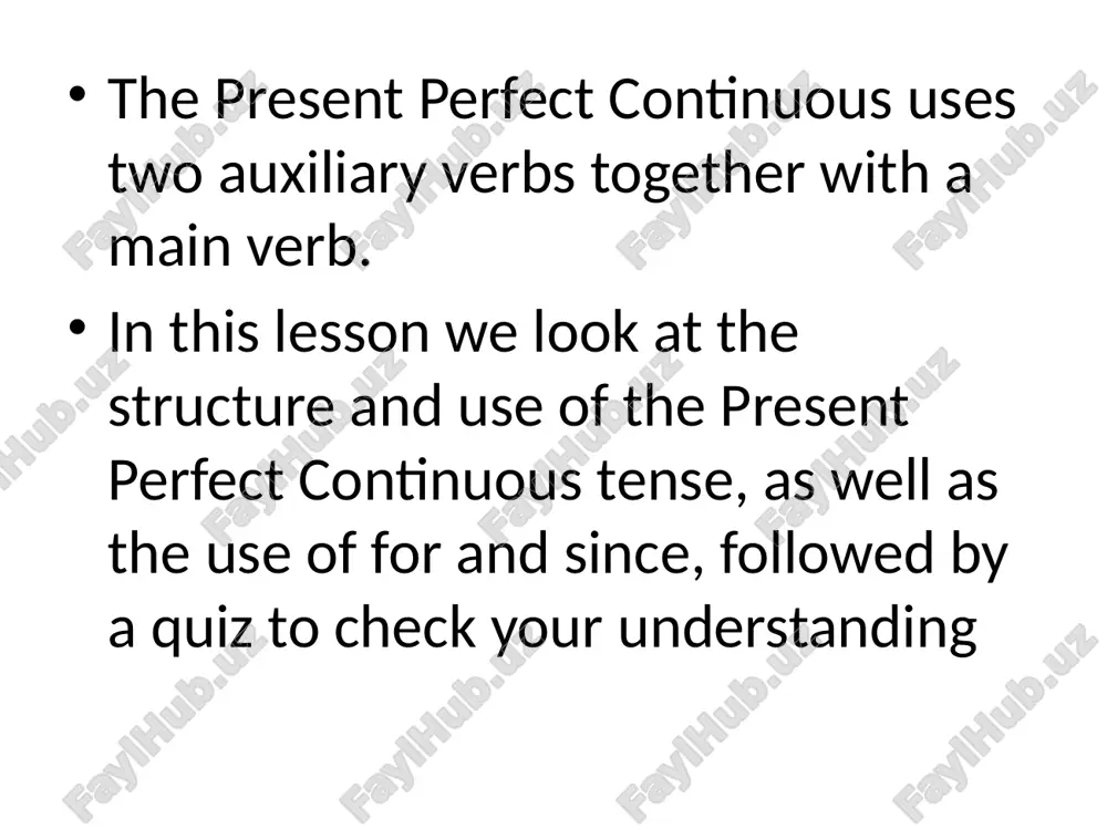 present perfect continuos - Page 3