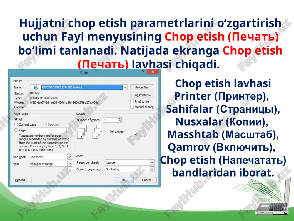 wordda hujjatni chop etish dars ishlanma - Page 3