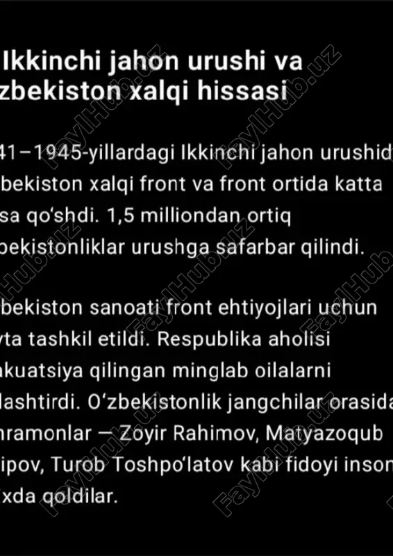 “tarix fanidan tayyor topshiriqlar to‘plami” - Page 3