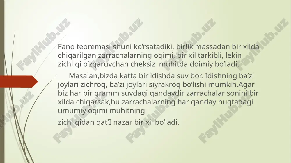 uchun rahmat  fano teoremasi. reja: slide 3 fano tegsizligi fano tengsizligining ishlatilishi grafigi teoremaning kashf etilishi slide 9 fano teoremasining qo’llanilishi qo’llanilish sohalari fano bo’shlig’ini o’rnatish 1.25 mev foton nurlari fano teoremasining klinik dozimetriyadagi ahamiyati asimmetrik fano chizig'i shaklini ko'rsatadigan q parametrining xulosa foydalanilgan adabiyotlar 1.https://infoscience.epfl.ch/bitstre e’tiboringiz uchun rahmat 