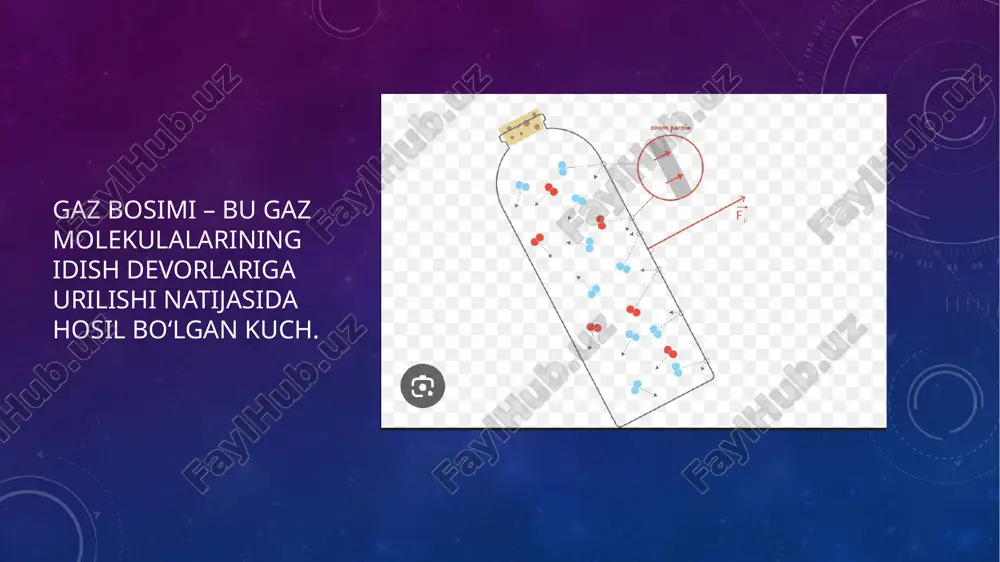 ashda bosim taqsimotiga alohida e’tibor qaratiladi. shuningdek, transport vositalaridagi shinalar bosimi ularning yo‘lga ta’sirini va xavfsizligini ta’minlaydi. foydalanilgan adabiyotlar: 1. ttps://srcyrl.ifanbrass.com/info/precautions-for-the-use-of-gas-pipes-78879290.html 2. chatgpt 3. https://uz.m.wikipedia.org/wiki/gazlar 4. https://www.smartmeasurement.com/uz/gaz-oqimi-hisoblagichlari/h e’tiboringiz uchun raxmat!!! image2.png image3.png image4.jpg image5.jpg image6.jpg image7.jpg image8.jpg image9.jpg image10.jpg image11.jpg image12.jpg /docprops/thumbnail.jpeg