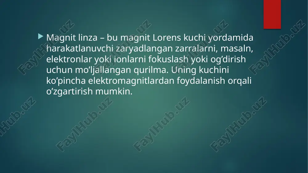 magnitlinzalar va ularning qo’llanilishi 2 - Page 3