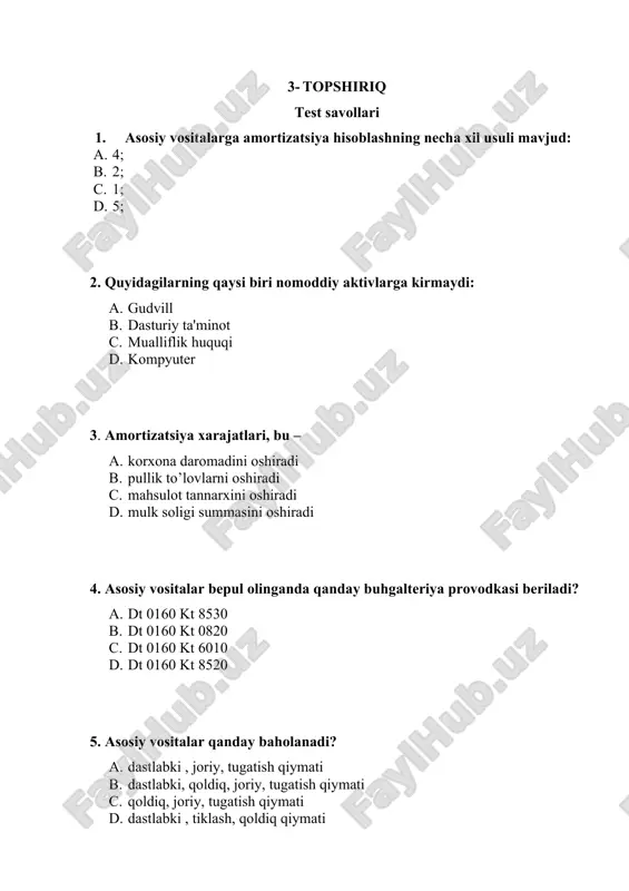 buxgalteriya nazorat savollari uchun qo'llanma - Page 3