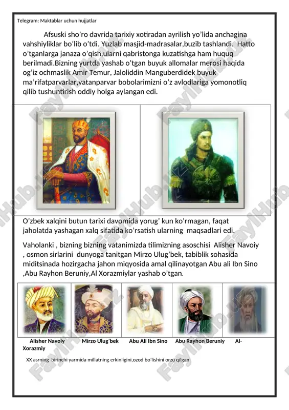 ikasi prezidentining farmoni e’lon qilindi. farmonga ko’ra 9 – may “ xotira va qadrlash ” kuni deb belgilandi. xotira va qadrlash kuni umumxalq bayrami sifatida o’zbekistonda birinchi marotaba keng nishonlandi. qo’ling qadog’iga bosay yuzimni, onamsan-ku og’ir olma so’zimni. qayinbarglar yopib qaro ko’zini, olislarda qolgan usmonlaring bor. qurboning bo’layin ey onajonim, sening faryodlaring – mening fig’onim. o’tmishingni o’ylab o’rtanar jonim, aytsam ado bo’lmas armonlaring bor. xotira kuni … kimdir xotira maydonida urushdan qaytmagan yaqinlarini eslasa, kimdir qarindoshlari qabrini ziyorat qiladi. yana kimdir nuroniy ota-onasi,tabarruk buvi – buvalarining holidan habar oladi, ko’ngillarini ko’taradi. chunki bu kun qadrlash kuni hamdir. xotira maydoni bizning baxtli kelajagimiz uchun jon berganlar ruhi yod etiladigan muqaddas qadamjo bo’lib qoldi. u bizga bugungi shirin hayotimiz,totli turmushimiz qanday qurbonlar evaziga kelganligini, ularning qadriga yetishimiz kerakligini eslatib turadi. bag’rim o’rtar bu oy bahor ayyomlar, oy borgan yoqlarga termulib shomlar. aybin bilmay ketgan akmal ikromlar, fayzullodek mardu maydonlaring bor. mustaqillikka qadar …