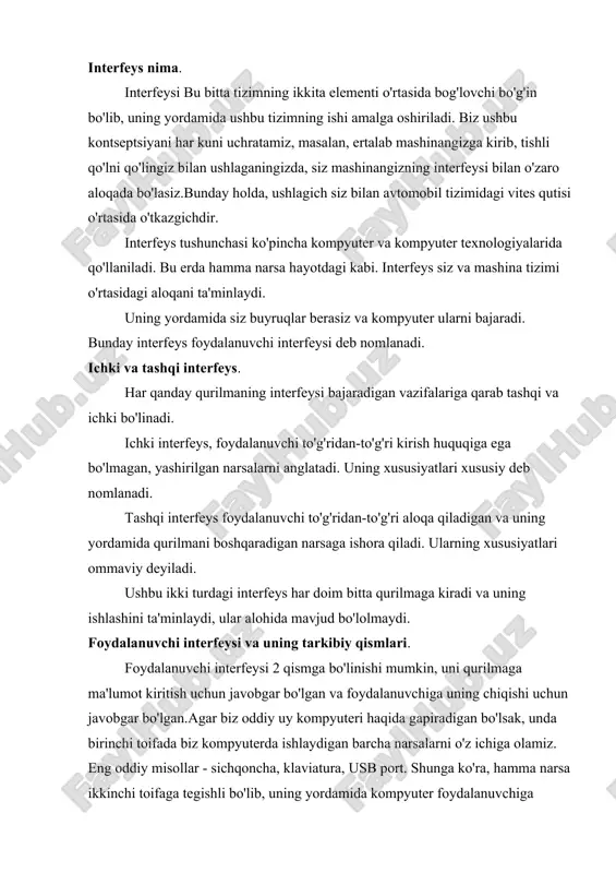 hunday qilib, foydalanuvchi interfeysini ishlab chiqish dasturini ikkita asosiy guruhga bo'lish mumkin - asboblar to'plami va yuqori darajadagi ishlab chiqarish vositalari. foydalanuvchi interfeysini rivojlantirish uchun asboblar to'plami, qoida tariqasida, interfeys tarkibiy qismlarining kutubxonasini o'z ichiga oladi (menyular, tugmalar, o'tish panellari va boshqalar) va dasturchilar tomonidan foydalanishga mo'ljallangan. yuqori darajadagi interfeysni ishlab chiqish vositalaridan boshqa dasturchilar foydalanishi mumkin va kirish / chiqish funktsiyalarini belgilash, shuningdek to'g'ridan-to'g'ri manipulyatsiya usullari, interfeys elementlarini aniqlash orqali aniqlashga imkon beradigan til bilan ta'minlangan. ushbu vositalarga interfeys quruvchilari va uims kiradi - foydalanuvchi interfeysini boshqarish tizimlari (uims). pmsga qo'shimcha ravishda, ba'zi mualliflar foydalanuvchi interfeysini ishlab chiqish tizimlari (uids) - foydalanuvchi interfeysini ishlab chiqish tizimlari, foydalanuvchi interfeysini loyihalash muhiti (uide) - foydalanuvchi interfeysini ishlab chiqish muhiti va boshqalar kabi atamalardan foydalanadilar. belgilangan interfeysni rivojlantirish vositalari ishlab chiqaruvchiga spetsifikatsiya tillaridan foydalangan holda foydalanuvchi interfeysi tarkibiy qismlarini ko'rsatishni so'rab, foydalanuvchi interfeysi rivojlanishini soddalashtiradi. interfeysni aniqlashning bir necha asosiy usullari mavjud: …