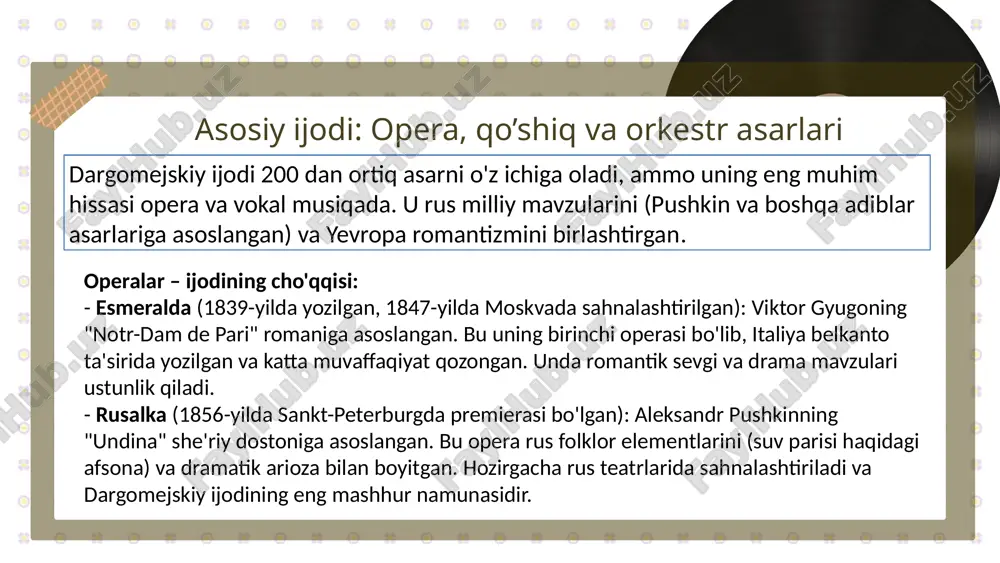 aleksandr dargomijskiy ijodi - Page 3