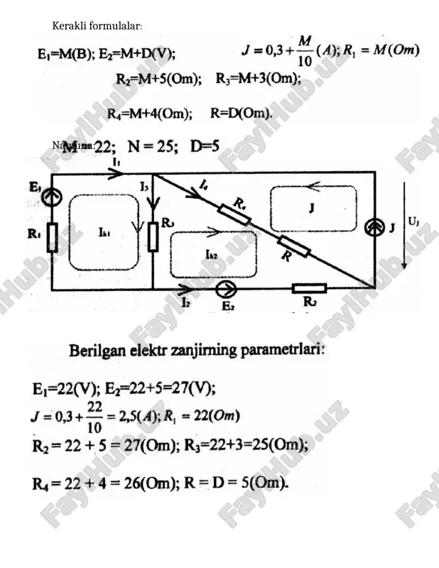 mustaqil manbali o’zgarmas tok zanjirini hisoblash - Page 3