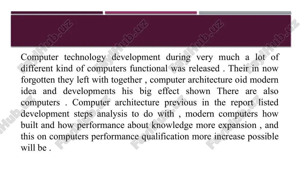 ustroystvo) arithmetic-logical device 40 bits long has - called a battery special internal register which was . and basically of the computer commands , current computers commands as fast _ from memory obtained information to the battery write in it required actions do , then esa results fast to memory back write procedures performed _ this is a computer point excitable numbers on actions bajara did not receive . arifmetik-mantiqiy qurilma tarkibida 40 bit uzunlikka ega – akkumulyator deb nomlangan maxsus ichki registr bo’lgan. u asosan kompyuterning buyruqlari, hozirgi kompyuterlarning buyruqlariga o‘xshab, tezkor xotiradan olingan ma’lumotlarni akkumulyatorga yozish, unda kerakli amallarni bajarish, so‘ngra esa natijalarni tezkor xotiraga qaytib yozish amallarini bajargan. bu kompyuter nuqtasi qo’zg’aluvchan sonlar ustida amallar bajara olmagan. computers contains basic formed from one which was display , 1960 dec firm by functional removed , second generation computers on a pdp- 1 computer first have used . this …