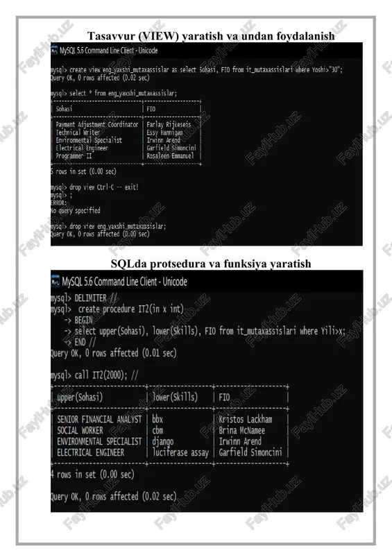 ma‘lumotlar bazasi fanidan sql tilida index yaratish - Page 3