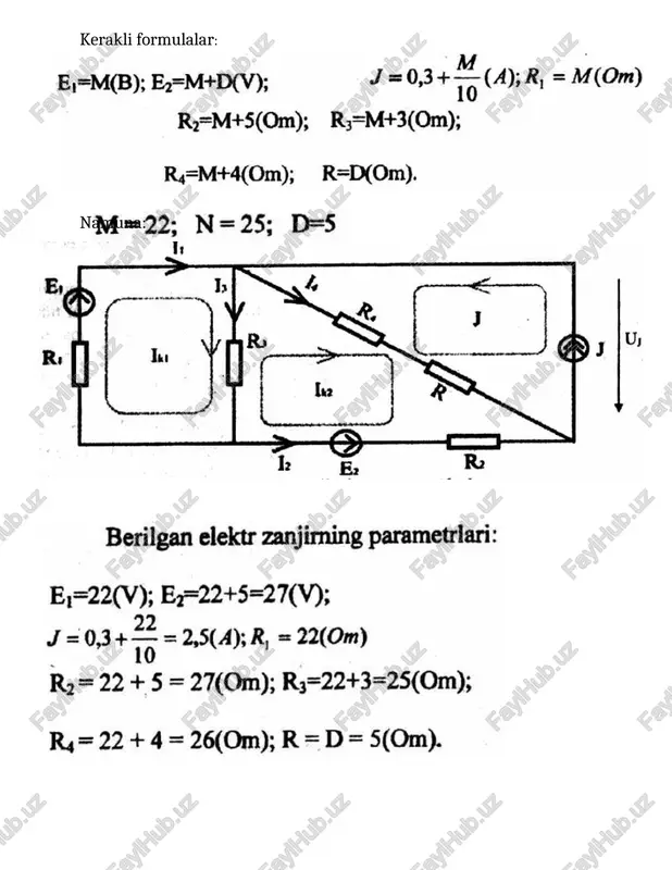 mustaqil manbali o’zgarmas tok zanjiri hisoblash - Page 3