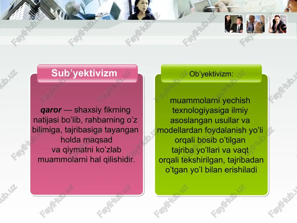boshqaruv qarorlari va ularni qabulqilish usullari - Page 3