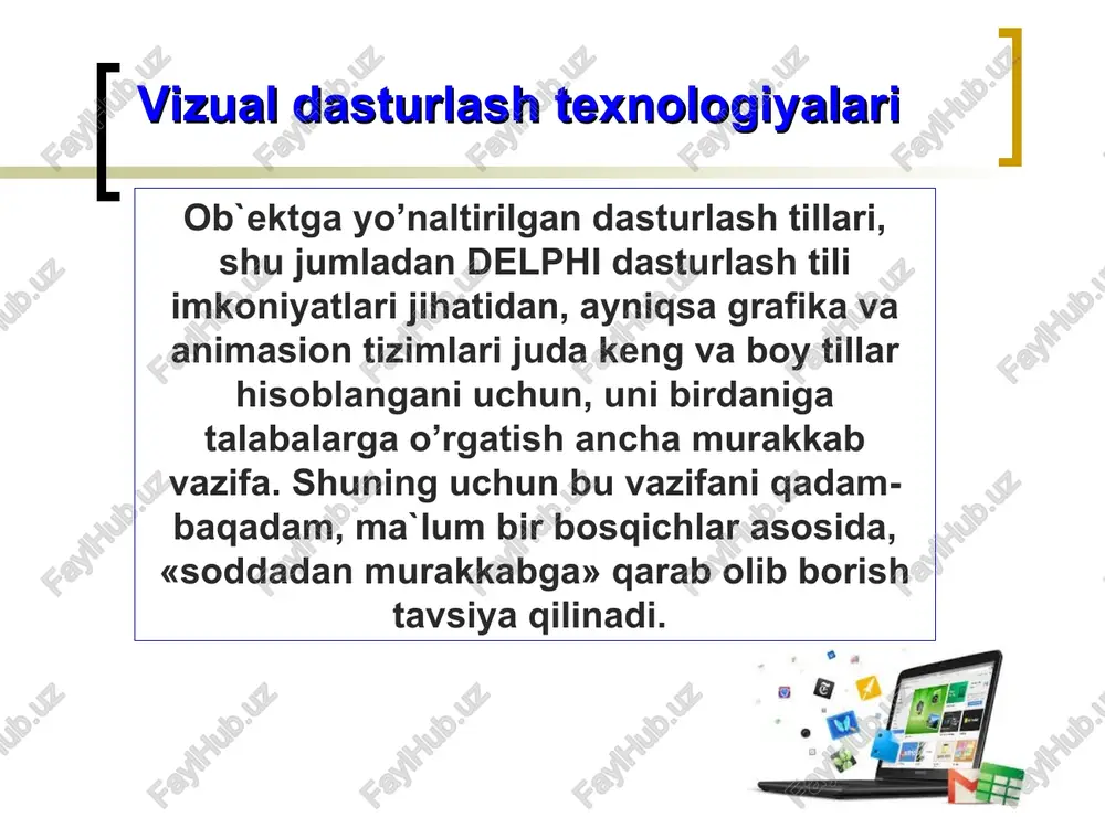 vizual dasturlashtexnologiyalari - Page 3