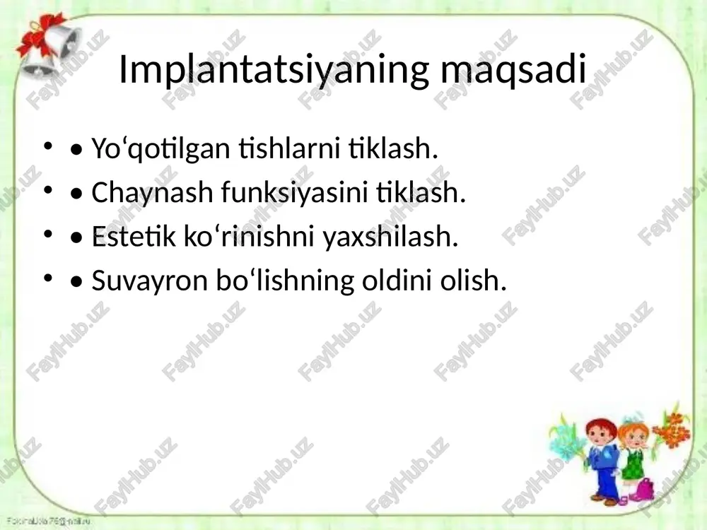 dental implantatsiya ko'rsatmalar - Page 3
