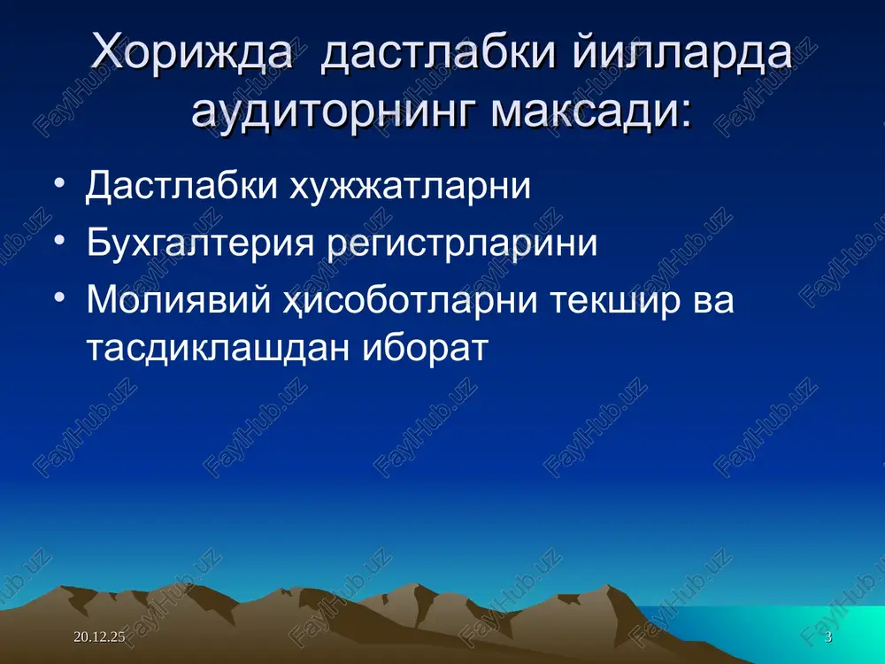 audit fanidan multimedia taqdimoti - Page 3