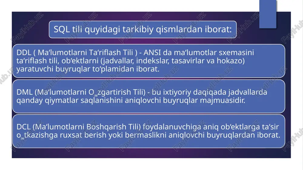 malumotlar bazasi - Page 3