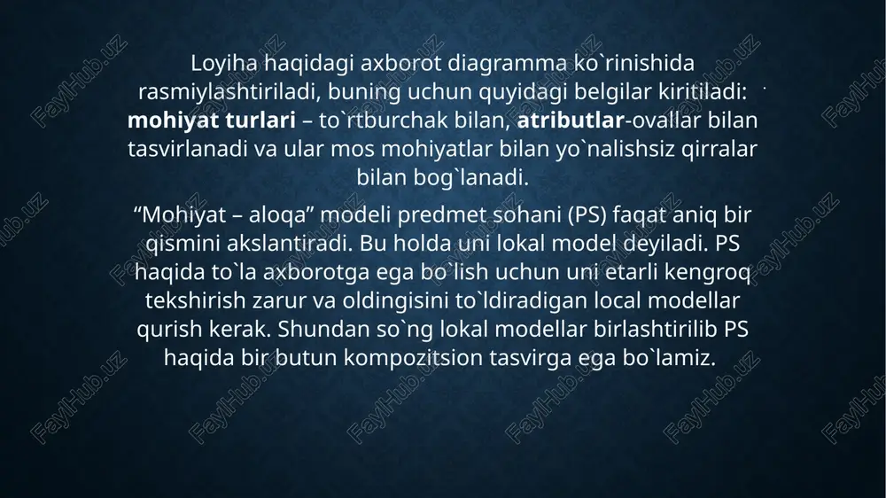 oydalanib so‘rov yaratish guruhli funksiyalar jadvaldan yigilgan axborotlarni olish uchun xizmat qiladi. bu funksiyalari jadvaldagi satrlar guruxi bilan amal bajarib, 1 ta natija chiqaradi code::: select nomi,max(miqdori) as 'umumiy ishllab chiqaarilgan mahsulot' from pechene group by nomi; natija: . order by - parametri ko`rsatilgan maydonning barcha yozuvlarni o`sib borishi yoki kamayishi tartibida tartibida tartiblab beradi. order by desc yozilsa kamayish tartibida yoziladi. order by (asc) bo`lsa o`sish tartibida yoziladi. code: select * from pechene order by miqdori asc; natija: . bir nechta ustunlar bo'yicha tartib berish misol code: select * from pechene order by nomi,miqdori; select * from pechene order by nomi asc, miqdori desc; . having parametri qator guruhlari uchun tanlov shartini belgilashga imkon beradi. u where parametriga o'xshaydi, lekin group by parametridan keyin aniqlanadi va birlashtirilgan qatorlarga qo'llaniladi. having parametrini tanlash shartida, so'rov bo'yicha ustunlar qiymatlarini, shu jumladan agregat funktsiyalarining qiymatlarini ishlatishingiz mumkin select column_name(s) from table_name where …