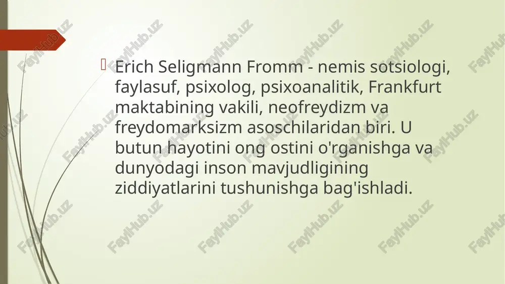 milly universitet! iiimoly fantar fakultet urs sofsiologiya yo'nalishi talabasi fing “harbly solsiologiya " fanidan tayyorlagan ‘mustaqil ish