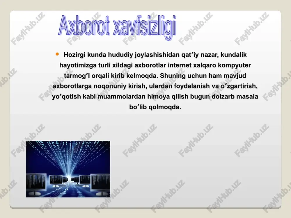 axborot xavfsizligi - Page 3