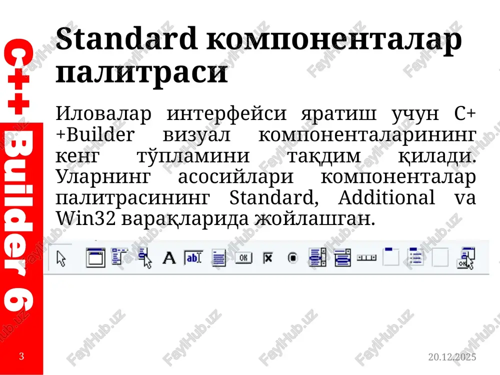 standard komponentalar palitrasi - Page 3
