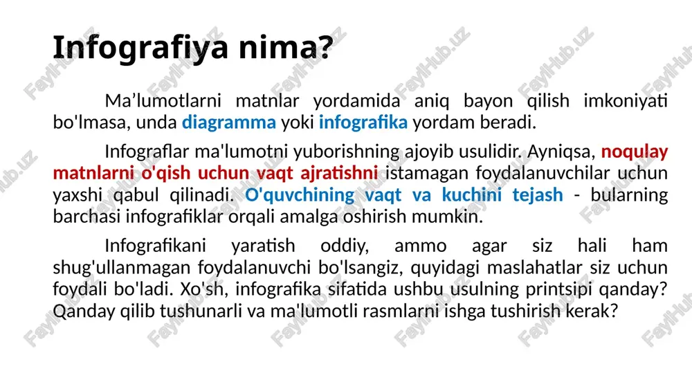 mumkin. canva venngage piktochart easel.ly visme infogram vizualize.me snappa animaker befunky biteable mind the graph saytlar https://www.canva.com/design/play?category=tacfahznht4&referrer=infographics-landing-page&utm_source=onboarding https://create.piktochart.com/report https://infograph.venngage.com/templates image1.png image2.png image3.jpg image4.jpg image5.jpg image6.png ea ibebege infographic data’04 infographic data 03 infographic daiaro2 infographic data infographic elements graphic, design o\ =~ (aa: elements timeline infographic 2020 2040 2060 lorem ipsum lorem ipsum /docprops/thumbnail.jpeg ma'lumotlarni infografik ko'rinishda tayyorlovchi dasturlar bilan ishlash