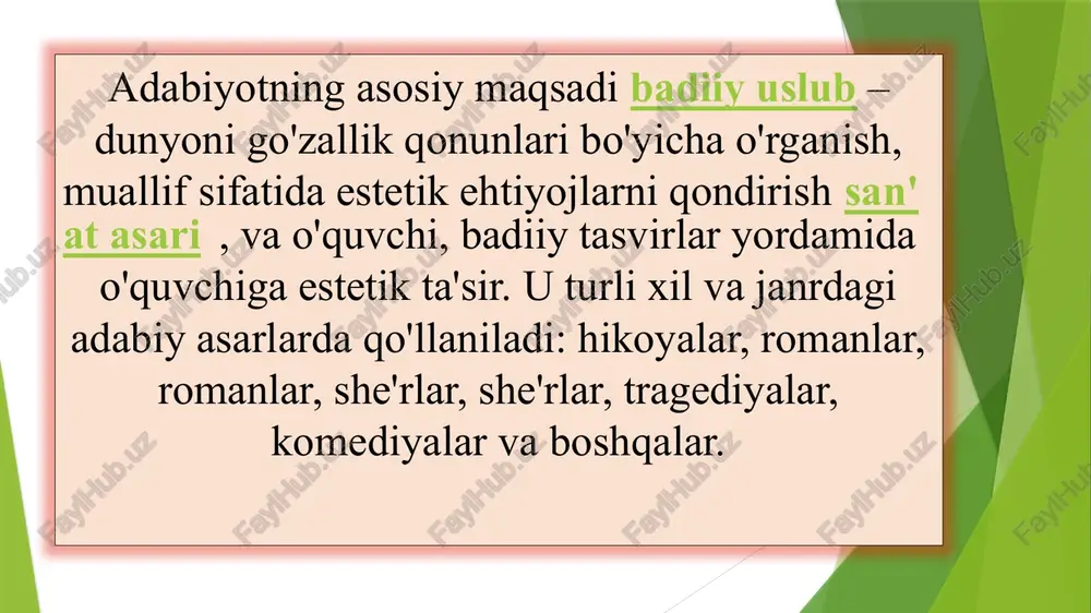 osmondagi qushlar ham payg‘ambar boshi uzra gir-gir aylanib, ovozlaridan sarxush bo‘lib uchib ketolmay qolar ekan. “qissai rabg‘uziy”da esa shunday hikoya uchraydi: “rum viloyatining odati bor, tevalari chaliqliq (sho‘x) burunduqlatmasalar yangi tushgan kelinlarni kelturub un tuzub yirlayturlar. tevalar ularning ovozlariga xushlanib o‘zlarindin kecharlar - ilikka ilinurlar”.darhaqiqat, inson ziynati hisoblangan yoqimli ovozda sehru joziba bor.so‘z ijrochiligi bilan shug‘ullanuvchi kishilar, xususan, o‘qituvchilarning ovozida ham mana shunday joziba bo‘lishi zarur. jarangdorlik, keng diapazonlik, chidamlilik, o‘zgaruvchanlik, tashqi shovqinlarga nisbatan barqarorlik kabi belgilar ovozning jozibadorligi va ta’sirchanligini ta’minlovchi xususiyatlardir. boshqa-bir o‘rinda esa, sitseron inson ovozini musiqa asbobining torlariga o‘xshatadi: «...inson ovozi har bir tegib ketishiga, baland yoki past, tez yoki asta, qattiq yoki sekin javob beradigan (tovush beradigan) torlarga o‘xshab sozlangan, har bir turning oraliq tovushlari haqida gapirmasa ham bo‘ladi; har bir tur o‘z navbatida tovushning rangin xillariga ega - mayin yoki qo‘pol, ezilgan yo to‘la, cho‘zilgan yoki uzuq-uzuq, bo‘g‘iq yoki keskin, uchib borayotgan yoki kuchayib …