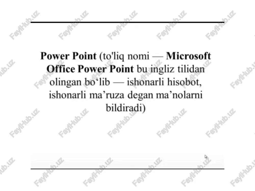 powerpoint dasturi haqida taqdimot - Page 3