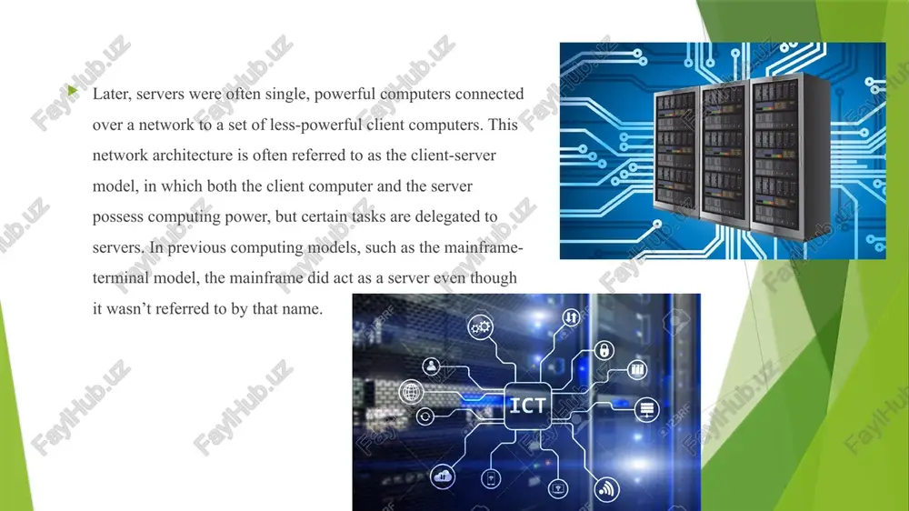cting hardware resulted in parts of the server being extracted from a single self-contained device. by removing hard drives, eliminating internal cooling, and the ongoing miniaturization of computing parts, servers were eventually reduced to a single thin server known as a blade server. while still stored in racks in server rooms, blade servers are smaller and can be replaced more easily. combining servers even before virtualization, servers were being extracted from the standard model of a single server operating system installed on a hardware machine. technology, such as network-attached storage, removed the need for a server to have its own storage. other technologies, such as mirroring and clustering, enabled pieces of hardware to be combined into larger, more powerful servers. such a server might consist of several blades, several attached storage devices, and an external power supply, and each piece could be swapped out for another while the server was …