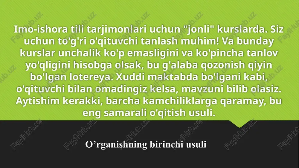 o‘zbek imo-ishora tili fanining maqsad va vazifalari - Page 3