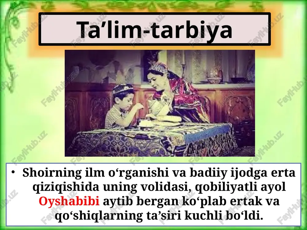 burhon mingboshi xol sarkor hoji zuhur hofiz umar qahhor o`yla, izla, top quyidagi so`zlarning ma’nolarini tarix darsligidan yoki tarix fanidan dars beradigan o`qituvchingizdan so`rab ko`ring. voiz mingboshi takjoy bo‘lus so‘fi dukchi baqqol do‘g‘ma volosnoy mullo najjor sarkor e’tiboringizdan xursandmiz! audio1.wav image2.jpeg image3.jpeg image4.jpeg image5.jpeg image6.jpeg image7.jpeg image8.jpeg image9.jpeg image10.jpeg image11.jpeg image12.jpeg image13.gif image14.png image15.gif image16.jpeg image17.jpeg image18.jpeg image19.jpeg image20.jpeg image21.jpeg image22.jpeg image23.jpeg image24.gif image25.jpeg image26.gif image27.png image28.jpeg image29.jpeg image30.jpeg image31.jpeg image32.jpeg image33.gif image34.jpeg image35.gif image36.gif image37.gif “feo ase /docprops/thumbnail.jpeg 1850-1903 muhammad aminxo*ja muqimiy = oe 9a»