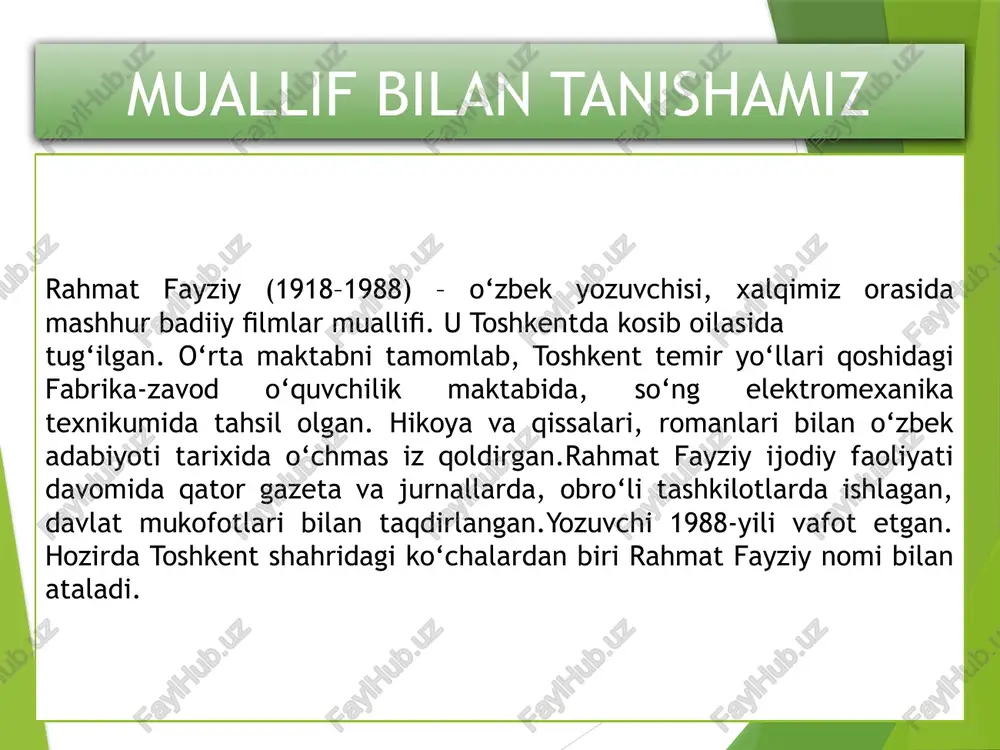 , deb keluvdik, – dedi mahkam aka.– juda yaxshi o‘ylabsiz, ota. kennoyimlar ham shu yerdamilar? – ishi chiqib qoldi. o‘zim kelaverdim. – o‘g‘il bolami yo qizcha olmoqchimisiz? – baribir. – yoshroq bo‘lsinmi yo eslikrog‘imi? – baribir, qizim. – qaysi millat bolasi bo‘lgani ma’qul? mahkam akaning a’zoyi badani titrab ketdi. rangi oqardi. juvon buni payqadimi, yo‘qmi, qo‘lidagi daftarga allanimalarni yozishdan to‘xtamadi.– qizim, – dedi zo‘rg‘a o‘zini bosib mahkam aka, – men mol bozoriga kelganim yo‘q. tushundingizmi? – axir, otaxon... – axir-paxiri yo‘q! indamasam, oriqmi-semizmi, kemshikmi- puchuqmi, qorami-sariqmi, deb so‘raydiganga o‘xshaysiz? – voy, otaxon, millatini so‘rasam siz... – hamma millat bolasi bir! hammasini xudo yaratgan! hammasi odam bolasi! tushundingizmi? – kechirasiz, – juvon mahkam akaning vajohatidan qo‘rqib ketganidan qo‘lidagi daftar qaltirardi. savol ayol va mahkam aka suhbatidan nimalarni uqdingiz? nima uchun mahkam akaning a’zoyi badani titrab ketdi? ayol sizda qanday taassurot qoldirdi? vityaning maqtanishi mahkam aka bolalar to‘dasida turgan o‘g‘liga ko‘zi tushdi, …