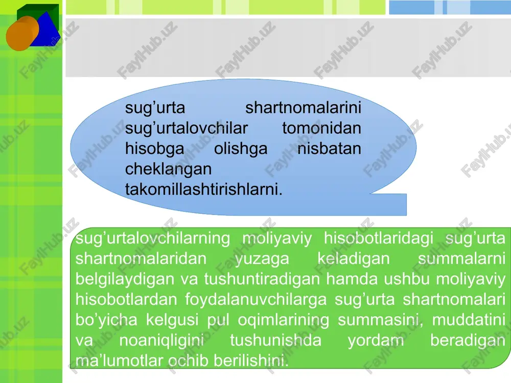rda mulohaza qilinganlar, chegirilgandagi) uning sugʼurta majburiyatlarining balans qiymatlari baholangan kelgusi pul oqimlari asnosida mos emasligini koʼrsatsa, butun kamomad foyda yoki zararda tan olinishi lozim e’tiboringiz uchun raxmat { if tian ‘lisse ba |