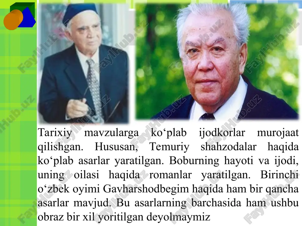 pirimqul qodirov va odil yoqubovning ijodining badiiy tahlili - Page 3