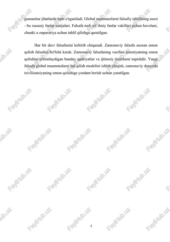 asi sifat jihatidan yangi davlatni qamrab oldi, ulardan biri global muammolarning paydo bo'lishi hisoblanadi. global muammolar insoniyatni uning borligining chegaralarida chiqardi va orqaga qarashga majbur bo'ldi. bugungi kunda insoniyat o'zini o'zi olib qo'ygan maqsadlarni baholash talab etiladi, ularning rivojlanishining "traektoriyasi" ga to'g'ri o'zgarishlar kiritish kerak edi. global muammolar o'zlarini o'zgartirish kerakligi haqida insoniyatni keltirib chiqaradi. endi sayyoramizning barcha aholisi tomonidan asrab olinadigan bunday global qiymat yo'nalishi tizimini rivojlantirish zarur. zamonaviy global muammolar xx asrning ikkinchi yarmida, bunday sharoitlar, jarayonlar, bu insoniyatni o'ziga xos poydevorning asoslarini buzilishidan oldin paydo bo'lgan. inson hayotlari birinchi marta o'z tarixida, uning umumiy o'limiga duch kelishiga duch keldi. biosferaning yo'q qilinishi uchun er yuzidagi hayotning mavjudligi haqida savol tug'dirdi. global muammolar quyidagi umumiy xususiyatlarga ega: 1) kanilgan sayriy, global xarakter va bu tufayli barcha xalqlarning barcha xalqlarning hayotiy manfaatlariga ta'sir qiladi. 2) yoki hayotning rivojlanishi, jamiyat rivojida hayot sharoitida jiddiy regressiya tahdidi (agar echim topilmasa). 3) …