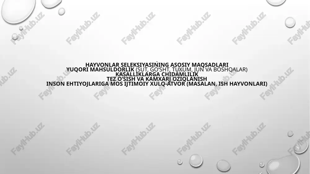 hayvonlar seleksiyasi - Page 3