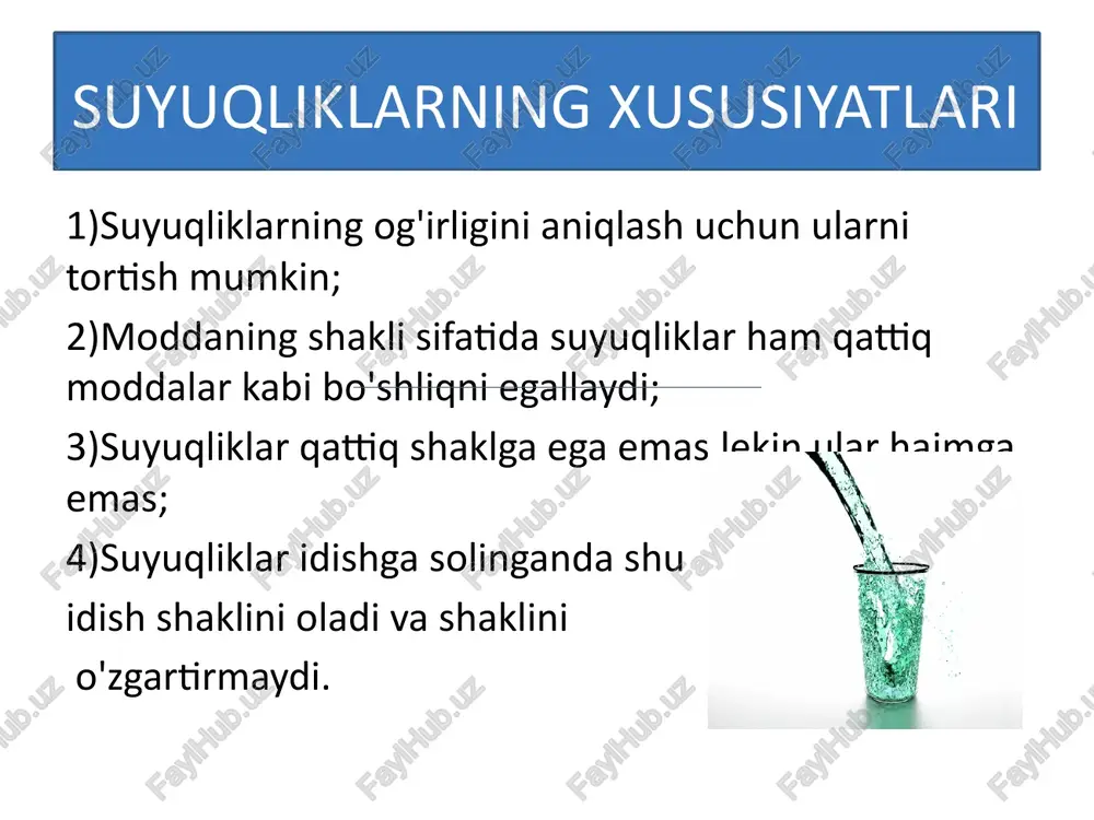 suyuqliklarning asosiy xossalari - Page 3