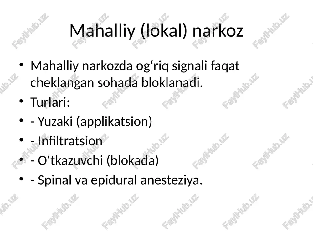 narkoz vositalari, narkoz klinikasi va asoratlari - Page 3