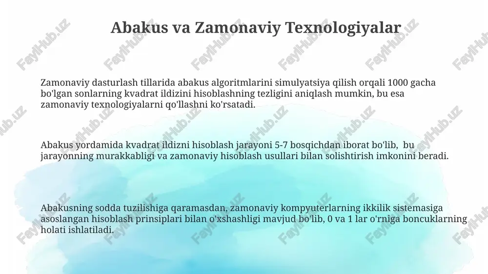 abakusda kvadrat ildizdan chiqarish - Page 3