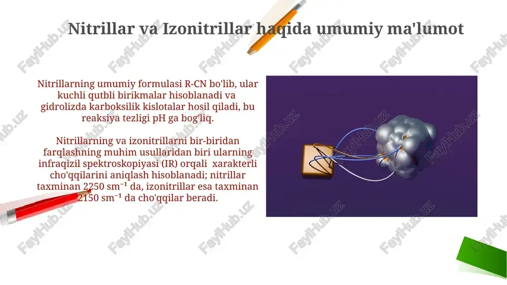 amino birikmalar nitrinlar izonitrinlardan olinishi - Page 3