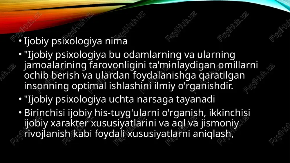 uningdek, ushbu quvonchli voqealarga qanday harakatlar sabab bo'lganini yozing e’tiboringiz uchun raxmat image3.png image4.png image1.png /docprops/thumbnail.jpeg 2 so ee poizitv psikologiya yo'nalishi va, uning maqsadi